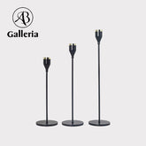 Black Antique candle sticks