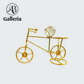 Golden Bicycle With Crystal Ball