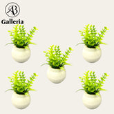 Mini Artificial Table Plant Set of 5 Pieces