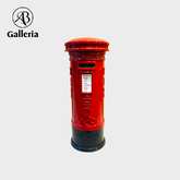Vintage British Royal Mattel Mail Pillar Post Box Replica – Iconic London Red Decor