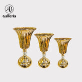 Metal Vase Set of 3 pieces
