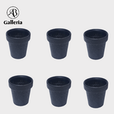 Small Plastic Pots 6 Pieces