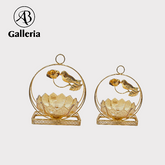 Crystal Candle Sparrow Stand