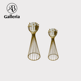 Crystal Ball With Golden Iron Stand