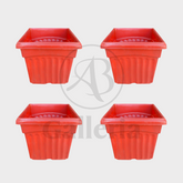 Square Shape Pot Set of 4 pcs Dia: 7.5x7.5inch SG-153