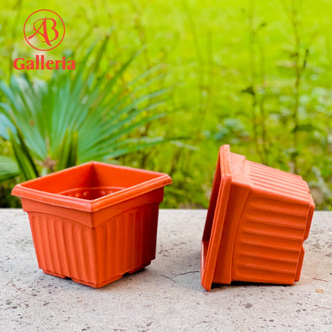 Square Shape Pot Set of 2 pcs Dia: 7.5x7.5inch SG-153