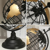 World Globe Metal Ornament