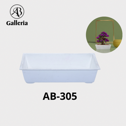 Bonsai Plastic Pot  AB-305 Set of 3 pcs