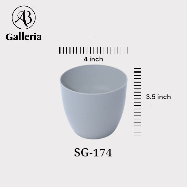 Mini Pots  Dia:4" SG-174 Set of 12 Pcs