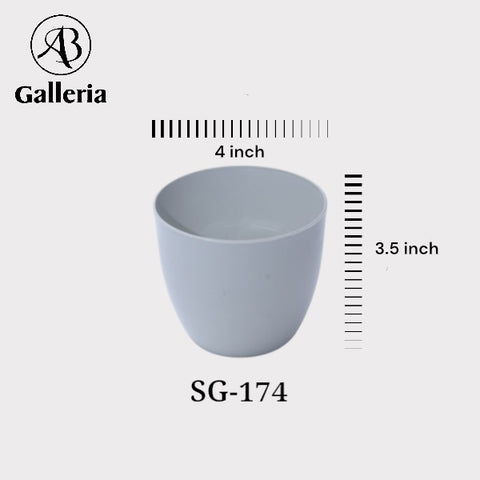 Mini Pots  Dia:4" SG-174 Set of 12 Pcs