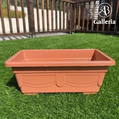 rectangle shape plant pot Bed Rose , Kyari & rectangle shape pot SG-151 Dia: 17x8inch – AB Galleria