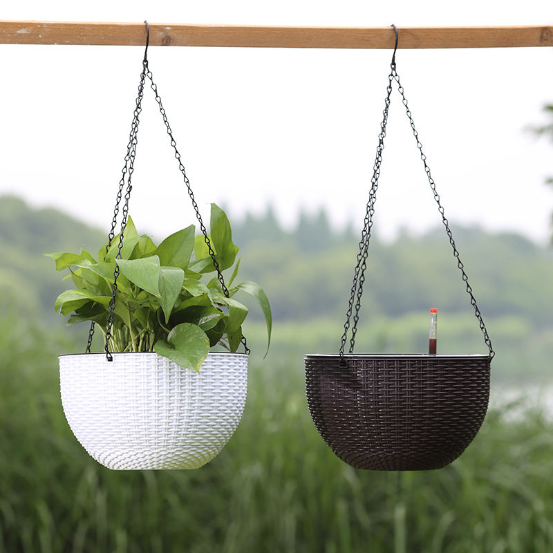 Hanging Plastic Pots set of 2 pcs AB-321