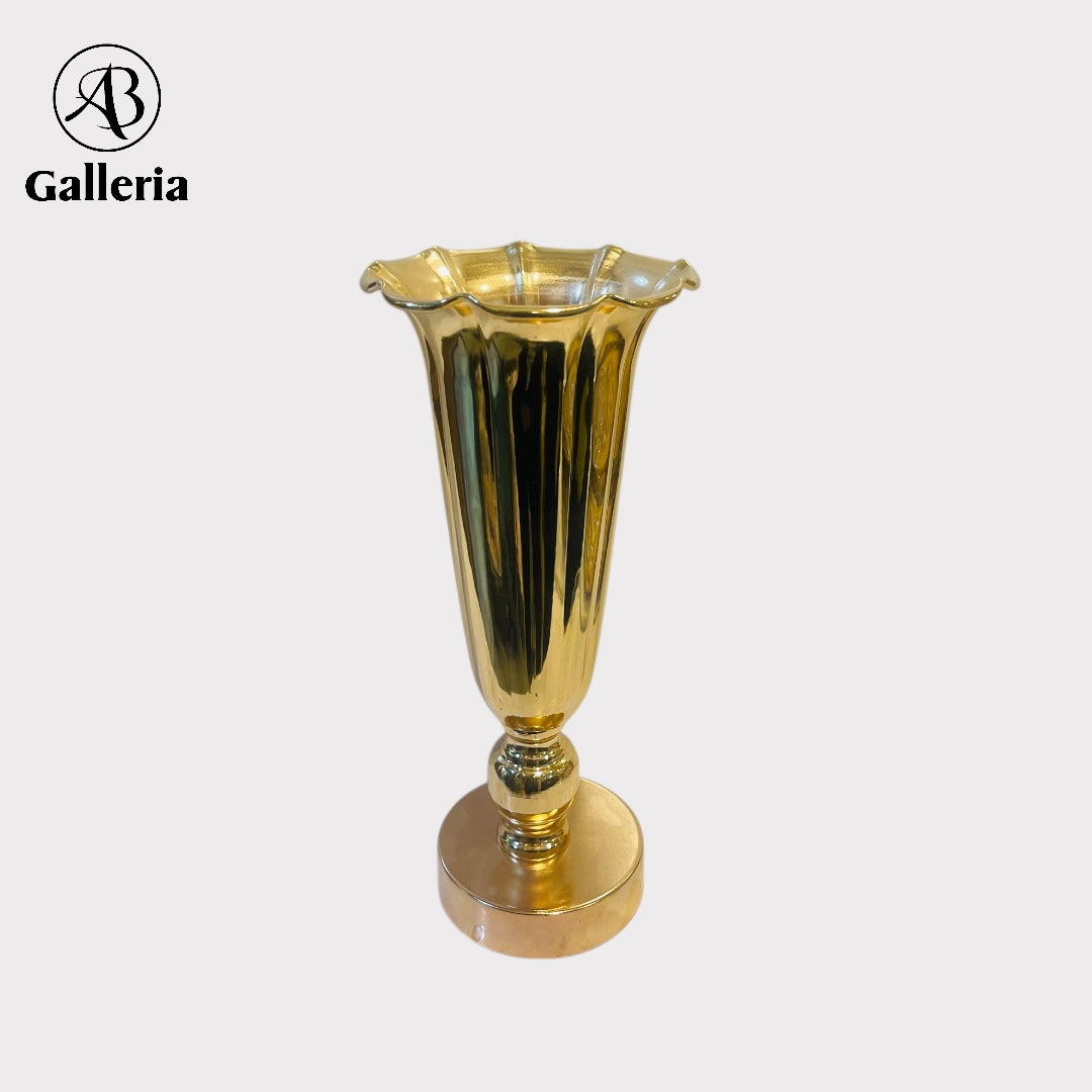 Golden Metal Vase