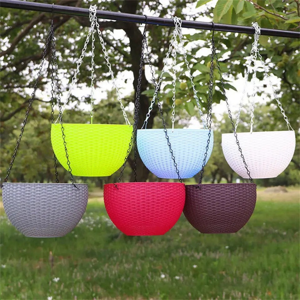 Hanging Plastic Pots pack of 3 pcs AB-321