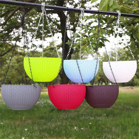 Hanging Plastic Pots pack of 3 pcs AB-321