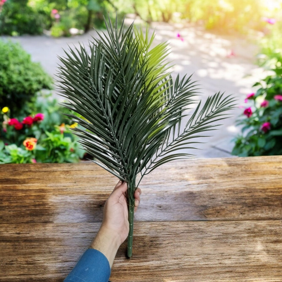 Tropical Serenity Palm Leaf Bunch