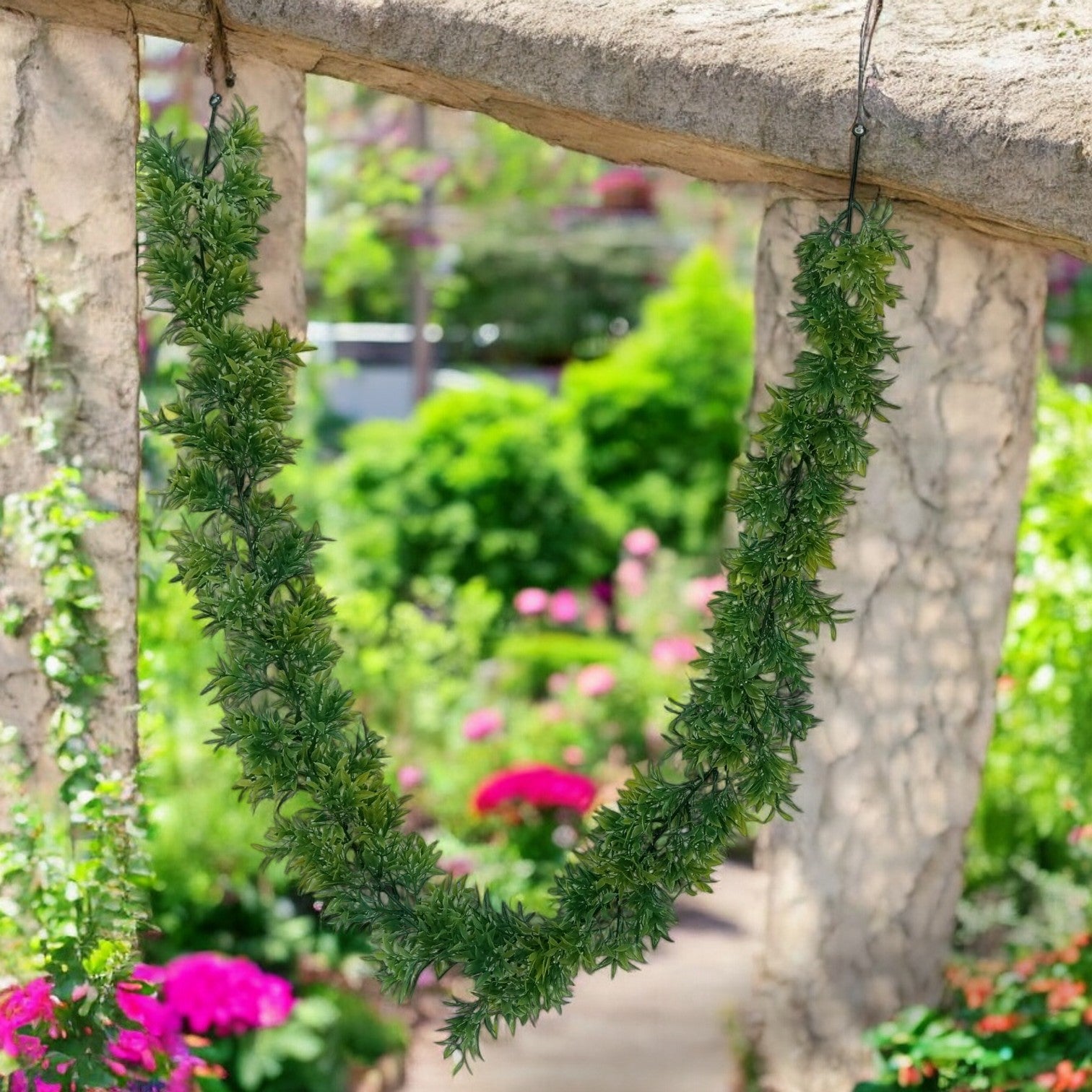 Evergreen Elegance Garland Bunch