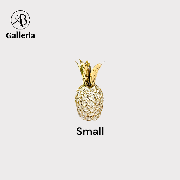Crystal Pineapple Ornament In 3 different Sizes