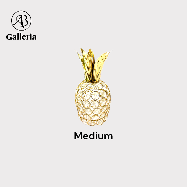 Crystal Pineapple Ornament In 3 different Sizes