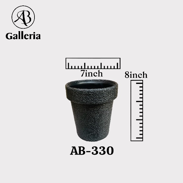 Unbreakable Plastic Pots Available in 5 Different Sizes