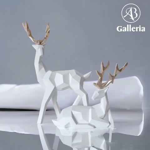 Deer Ornament white colour