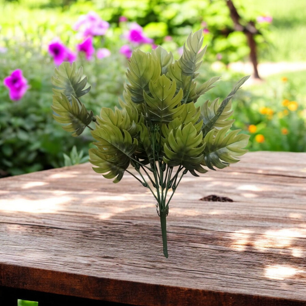 Green Bliss Artificial Leaf Bouquet