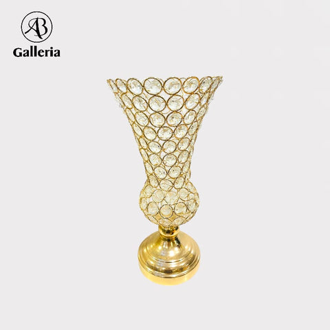Golden Crystal Vase