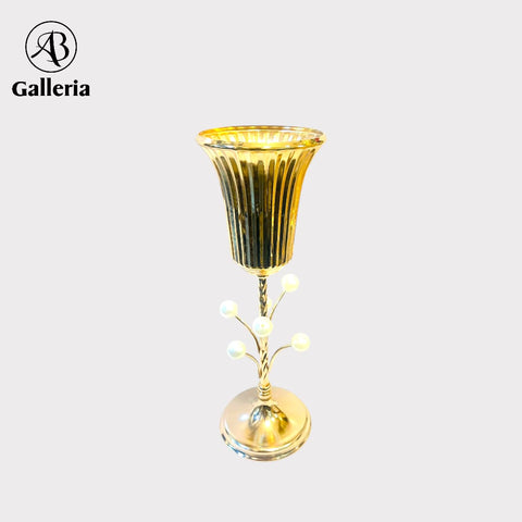 Golden Metal Vase