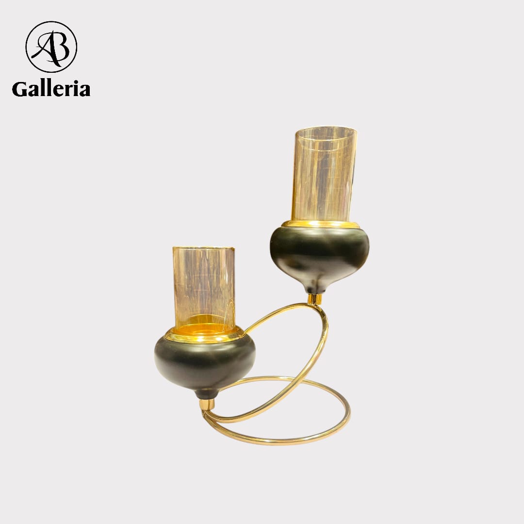 Candle Stand With Glass Jar