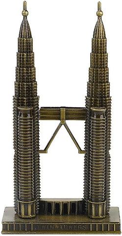 Twin Tower Metal Model