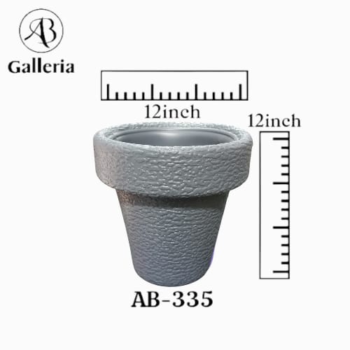 Unbreakable Plastic Pots Available in 5 Different Sizes