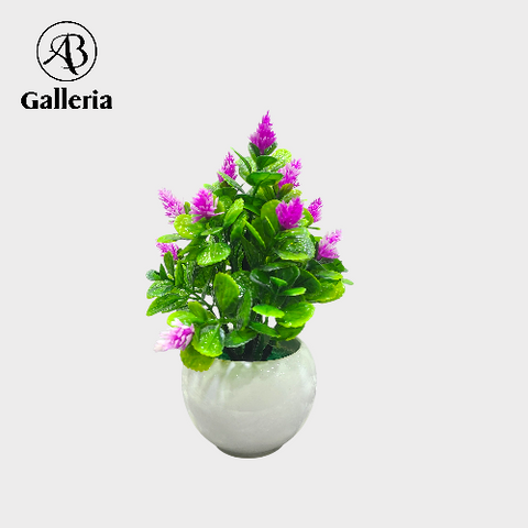 Artificial Table Plant with Ceramic Base