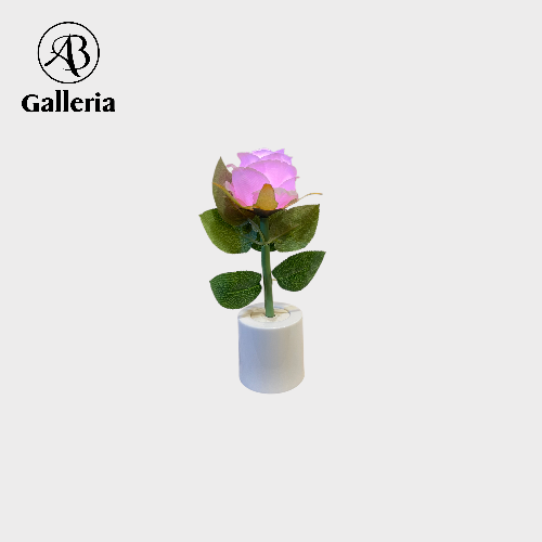 🌸 Artificial Lighting Rose Table Plant – Elegant