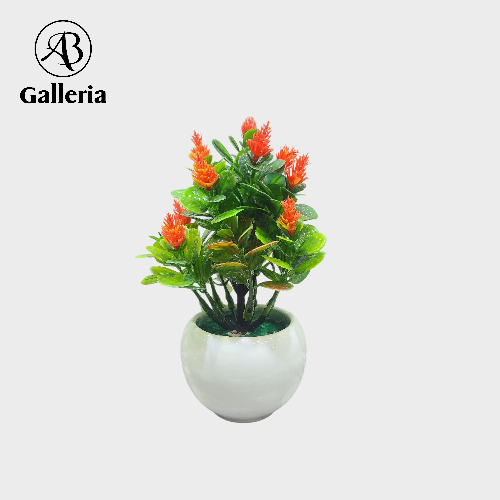 Artificial Table Plant with Ceramic Base