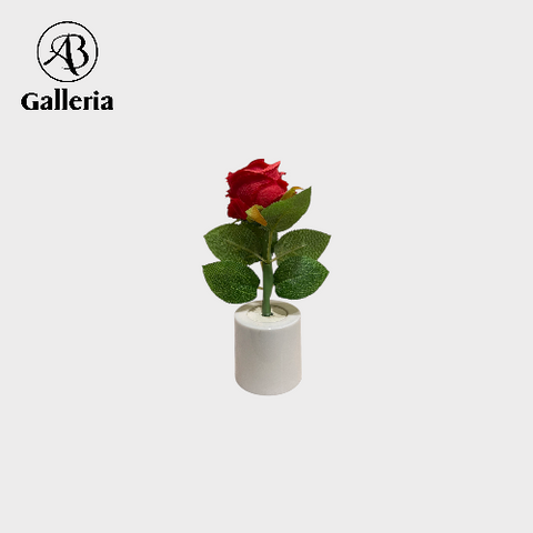 🌸 Artificial Lighting Rose Table Plant – Elegant