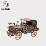 Antique Metal Car Model Decor Collection