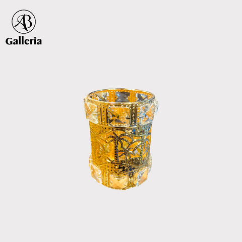 Golden Crystal Makeup Holder