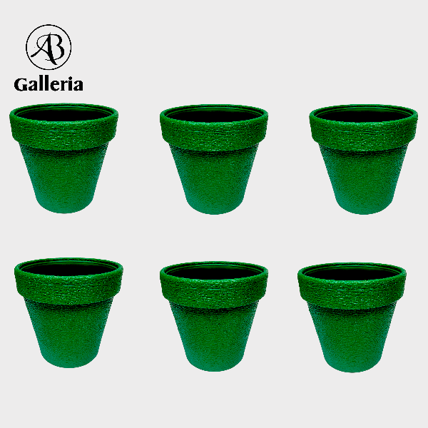 Small Plastic Pots 6 Pieces
