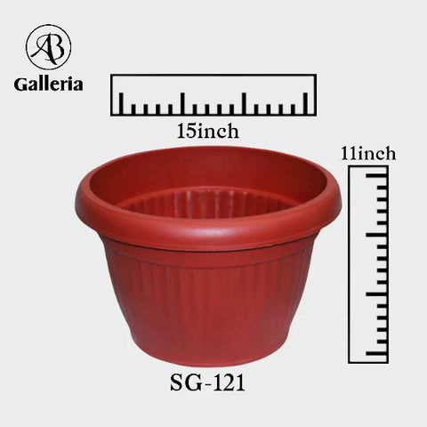 Round shape Plastic Pots SG-121 15inch Dia