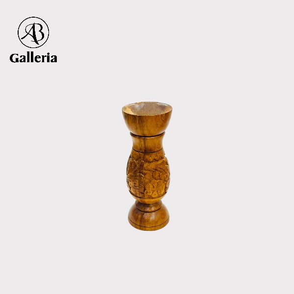 Hand Crafted Wooden Vase