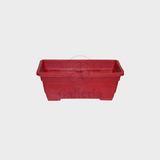 Bed Rose , Kyari & rectangle shape pot SG-152 Dia: 11x8.25inch